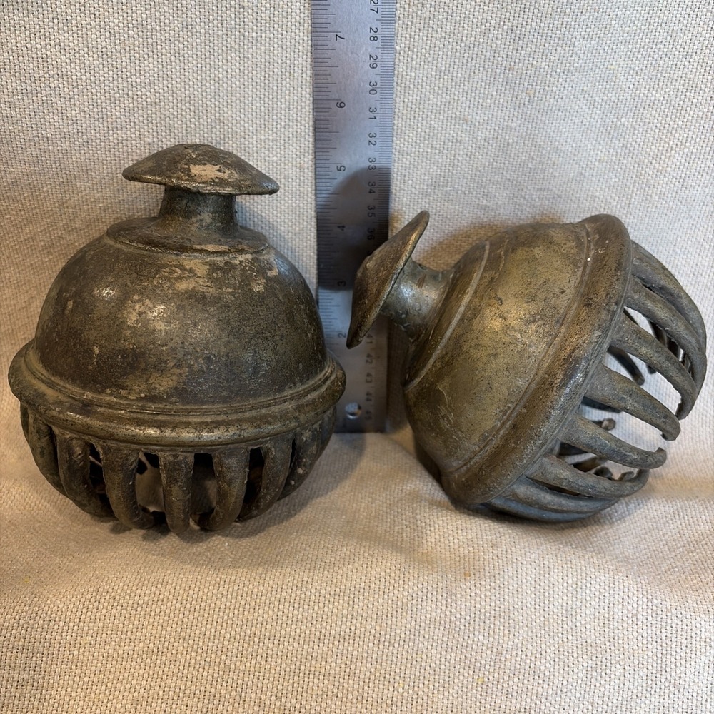 RARE!! Antique Bronze Handmade Indian Parade Bell/Elephant Bell/Ceremonial